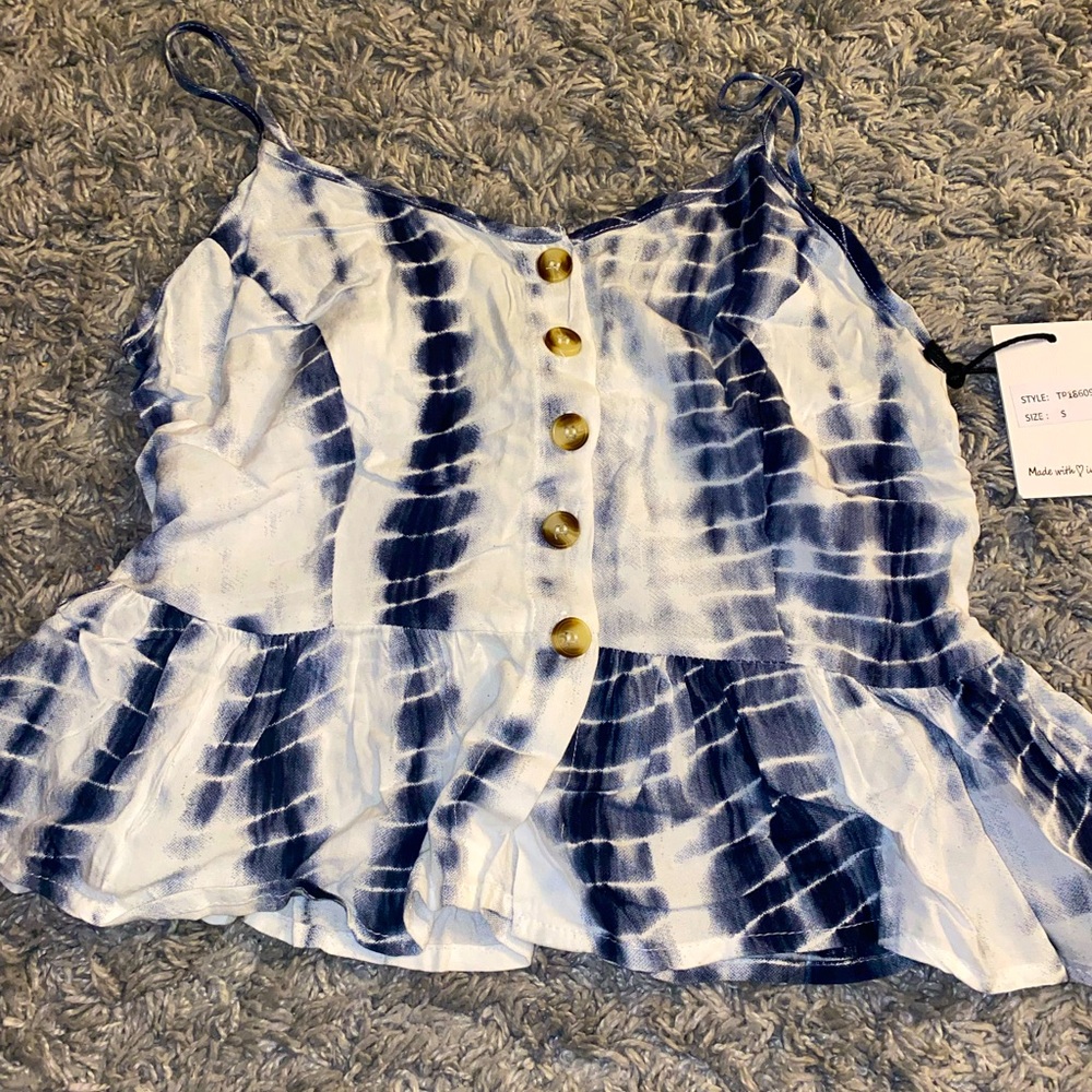 Small tie-dyed tank top